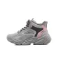 Gray Pink-Fleece-Lined