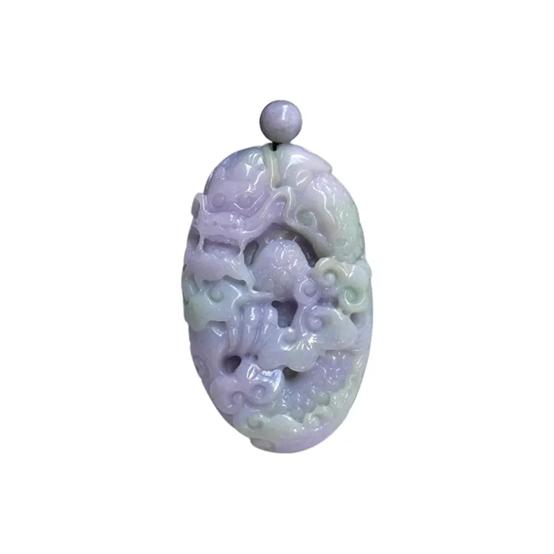 FANGCUIYUAN Glutinous Jade Handlebar Piece Unisex-1