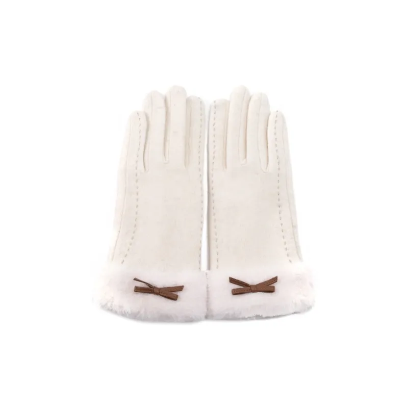 Fancet Studios Sheep Wool Knit Gloves Women's-5