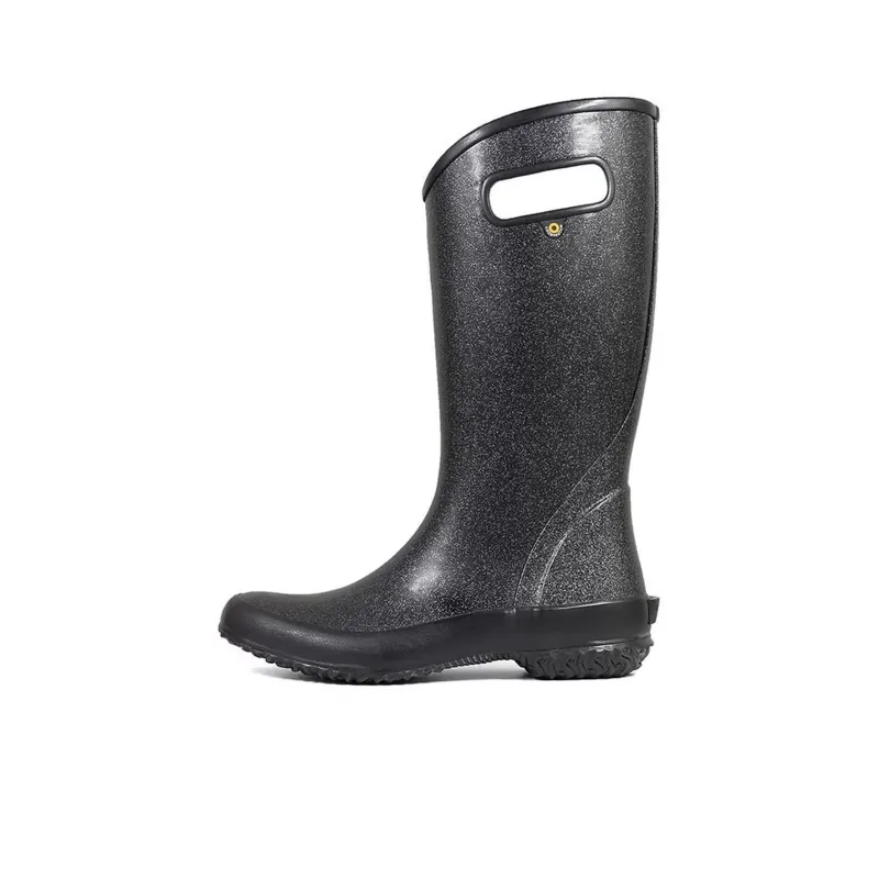 BOGS Wear-Resistant Slip-Resistant Rain Boots Women's Black-0