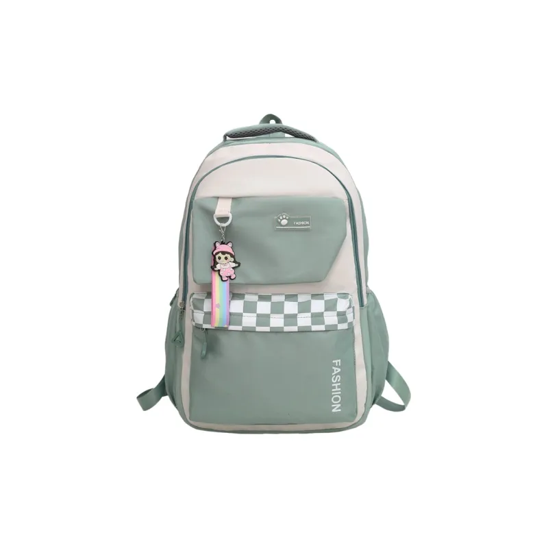 Travel Nylon Backpack Unisex Black/Blue/Green/Purple/Pink-9