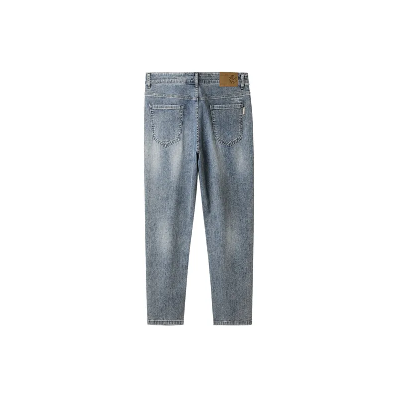 HLA Jeans Men Blue Gray Denim Gradient Light 60-1