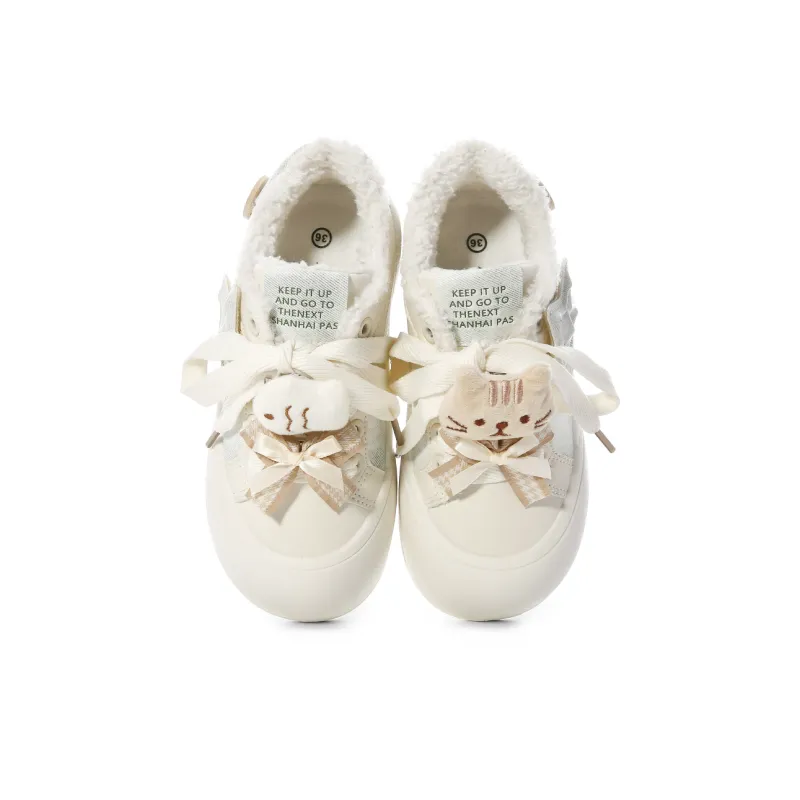 FULLXUAN Skateboard Shoes Women's Low Top White-25