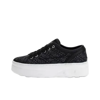 GUESS Queeny Low Top Casual Shoes 5cm Women's Black