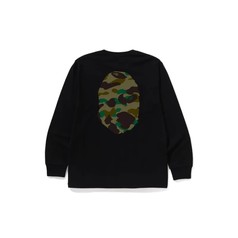 A BATHING APE ® 1ST Camo Big Ape head T shirt-3