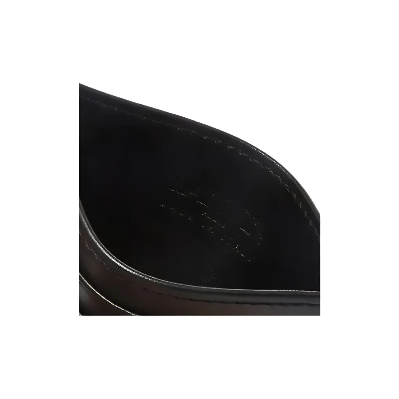 Lanvin Cow Leather Card Holder Men's Midnight Blue-4