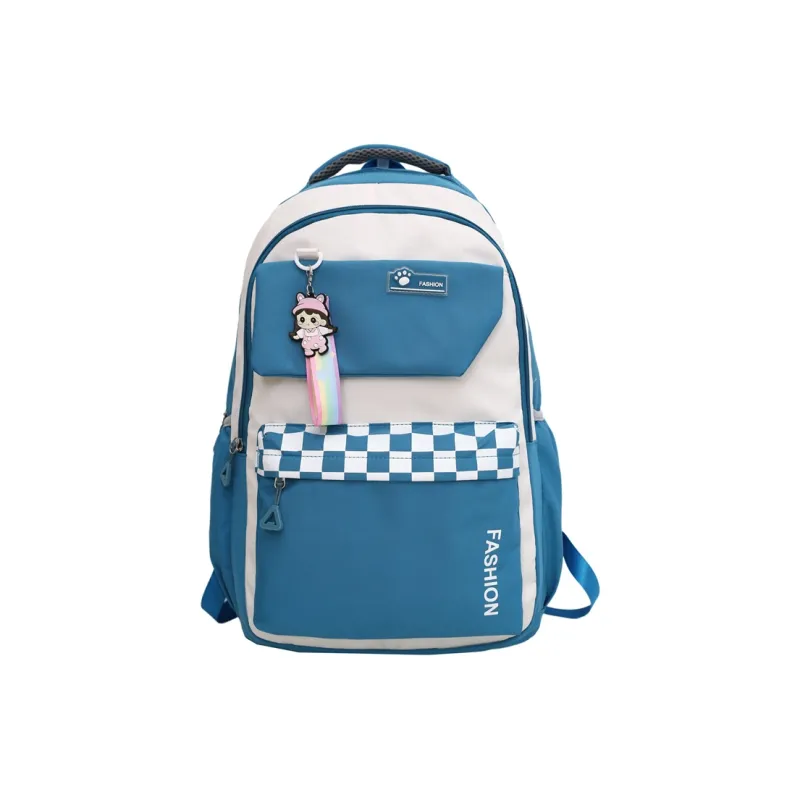 Travel Nylon Backpack Unisex Black/Blue/Green/Purple/Pink-5