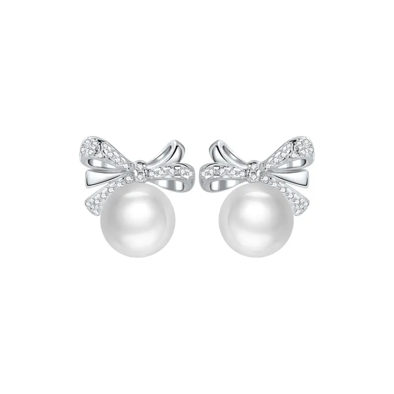 Qing Yi Freshwater Pearl Stud Earrings Women's-0