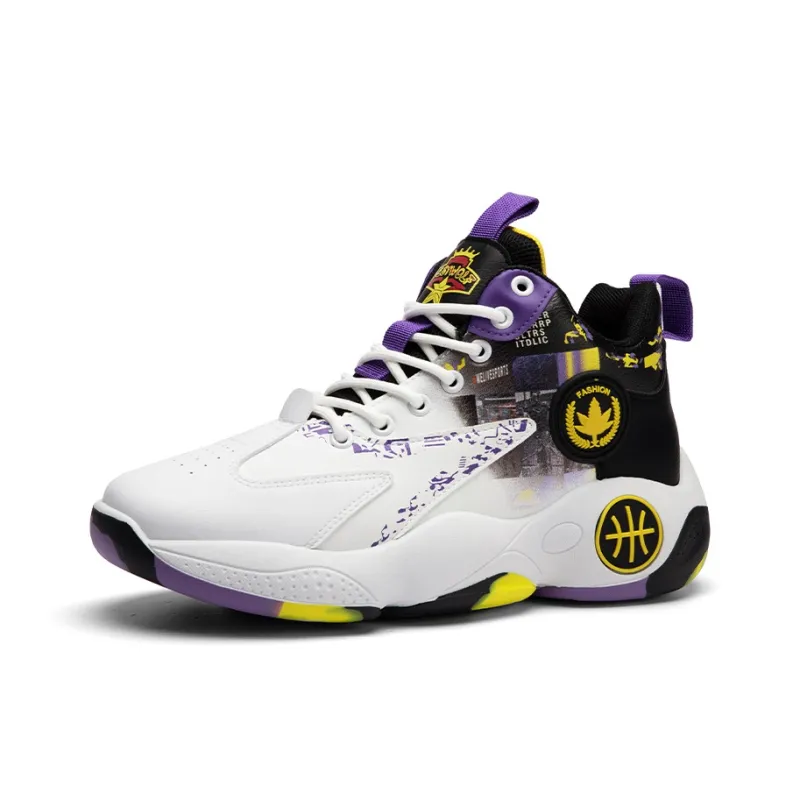 MUSHILANDI Cushioning, Slip Resistant, Abrasion Resistant, Rebound Mid Top Basketball Shoes Unisex-1