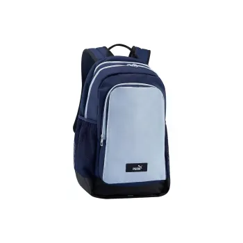 PUMA Polyester Backpack Medium Size Unisex Navy Blue & Sky Blue