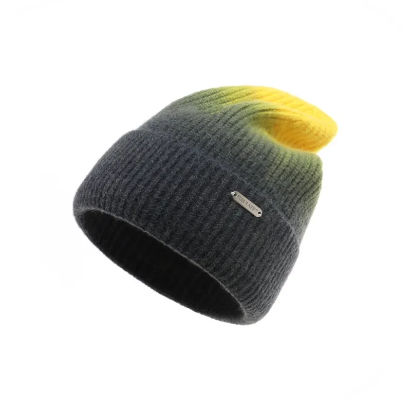 FREE RABBITⅡ Fall And Winter Hong Kong Chic Hip Hop Street Style Niche Warm Knitted Hat Unisex-1