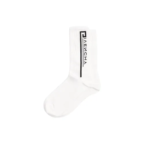 GIVENCHY SS23 Knee-High Socks Men's 1 Pack White