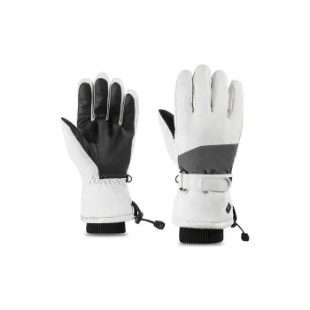 Yamaichi Maru Back Of Hand Oxford Palm Slip Resistant Leather Lining Jacquard Fabric Gloves Unisex