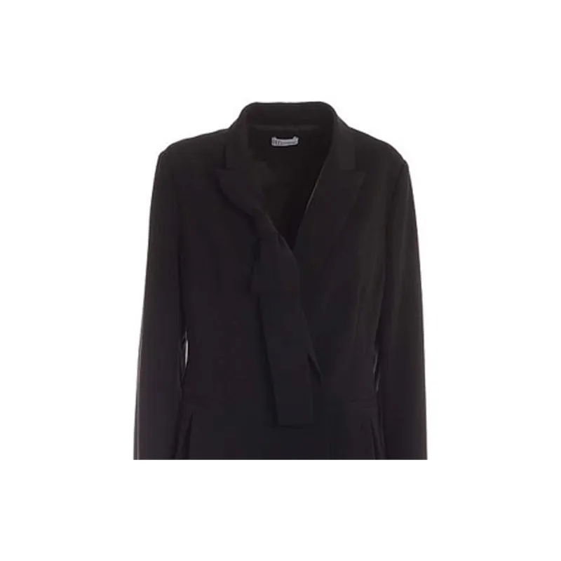 RED VALENTINO Long Sleeved Dresses Women's Black-3