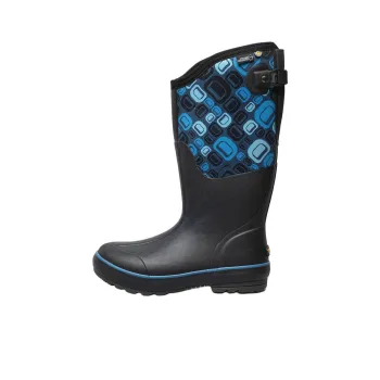 BOGS Water-Resistant Slip-Resistant Rain Boots Women's Black/Blue
