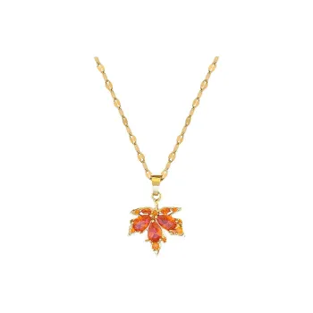 KING OF BLING Titanium Steel Necklaces Women's Year Of The Snake Good Luck