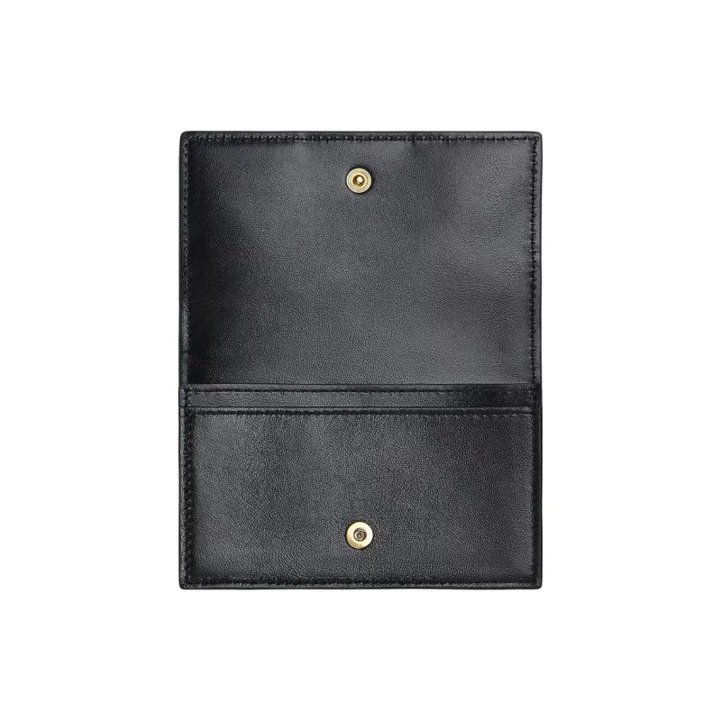 Bottega Veneta Business Card Case Intreccio Black-1