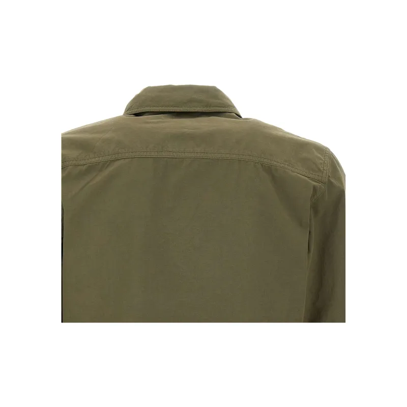 WOOLRICH Zip Up Long Sleeved Overshirt-6