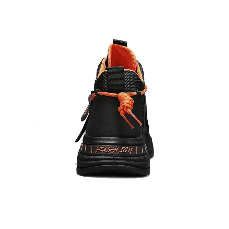Slazenger Anti Slip And Wear Resistant Height Increasing Rebound Mid Top Casual Running Shoes Men's-5