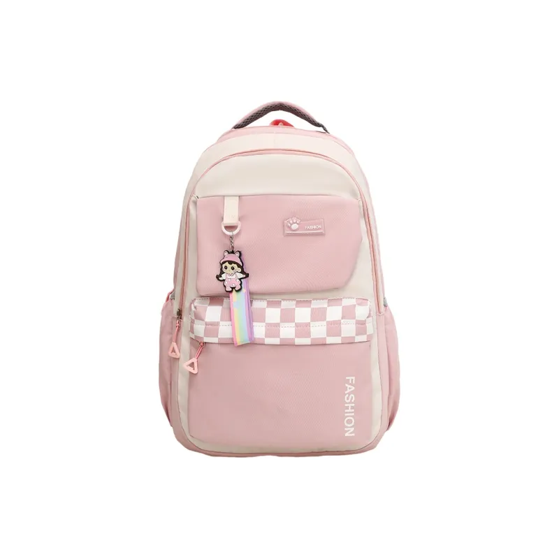 Travel Nylon Backpack Unisex Black/Blue/Green/Purple/Pink-16
