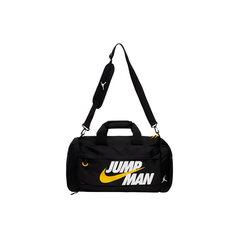 Jordan Polyester Gym Bag Handbag Crossbody Bag Large Size Unisex Black-4