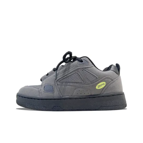 MQGAll Anti Slip Wear Resistant Low Top Skateboard Shoes Unisex Gray