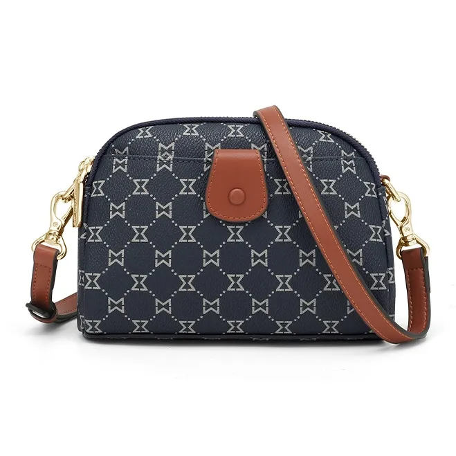 MashaLanti PVC Synthetic Leather Mom Bag Crossbody Bag Shoulder Bag Women's Burgundy-8