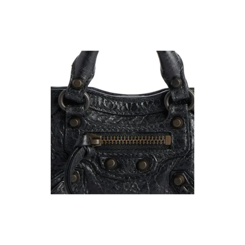 Balenciaga Arena Storico Lambskin Bag Accessory Women's Black-5