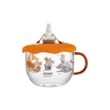 Friendship Boat Glass Mug (with Lid) Approx. 500ml