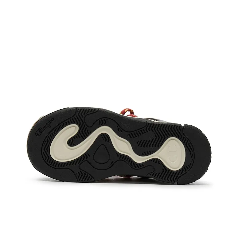 Champion Snake Year Puffy Donut Low-Top Skateboard Shoes Men's Ash Red/Black-4