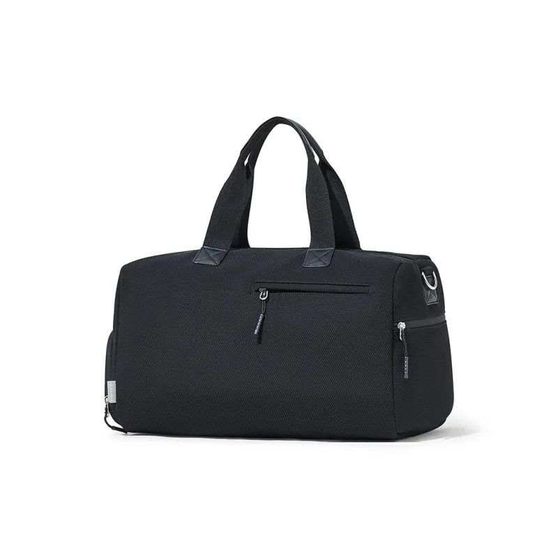 BOSTANTEN Fabric Travel Bag Unisex Black/Beige Yellow-1
