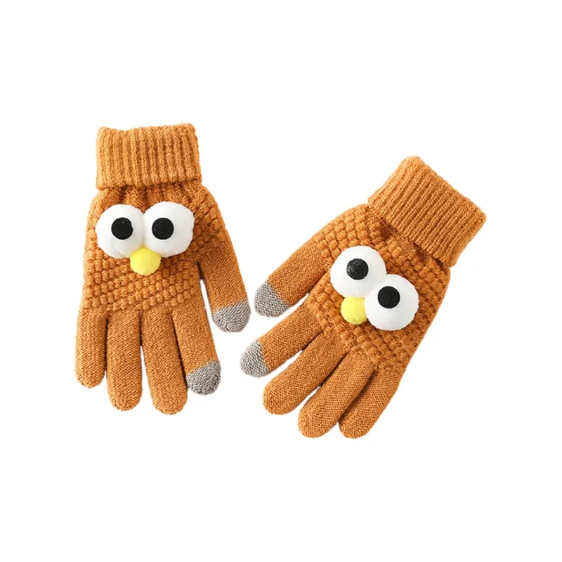 YUZHAOLIN Faux Cashmere Knit Gloves Unisex-5