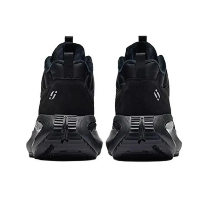 Sprandi Anti Slip And Wear Resistant Coverage Support Height Increasing Warm Rebound Mid Top Snow Boots Women's Black-5