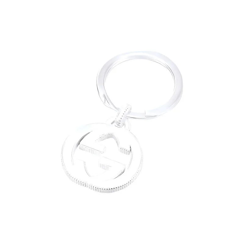 GUCCI 925 Sterling Silver Keychains Unisex Silver-0