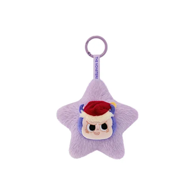 POP MART THE MONSTERS Classic Collection Shiny Plush Pendant Blind Box Products Single Mystery Box/Full Box 6 Pcs-4