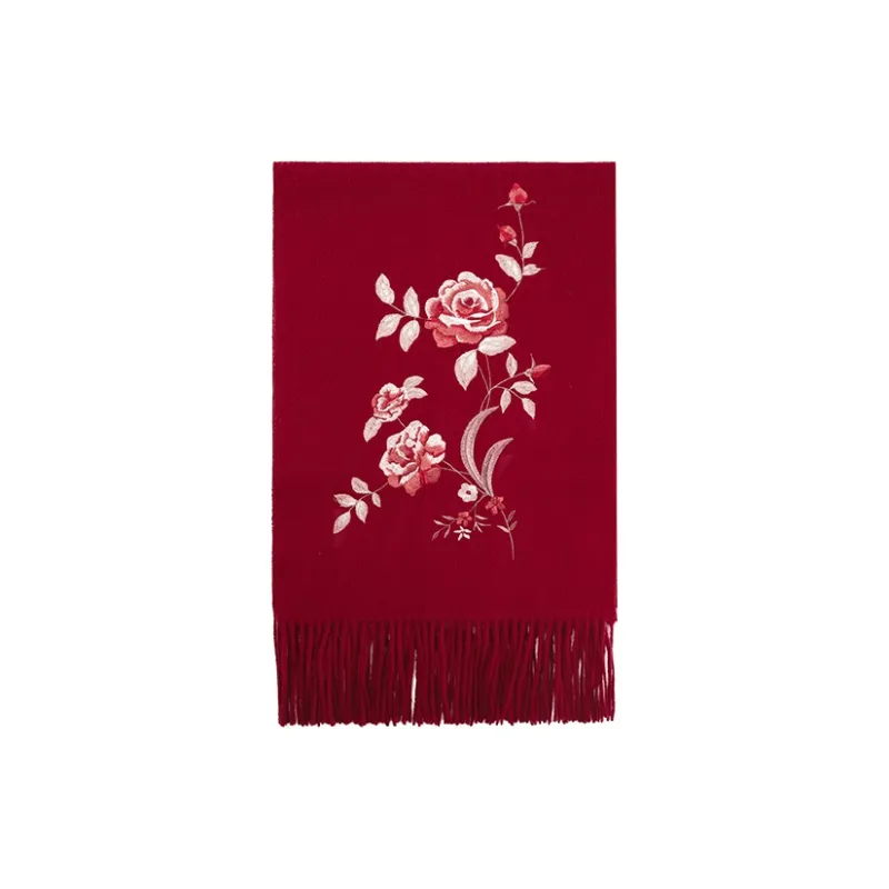 Fancet Studios Sheep Wool Knit Scarves Women's-30
