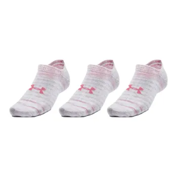 Under Armour Ankle Socks Unisex 3 Pack Pink