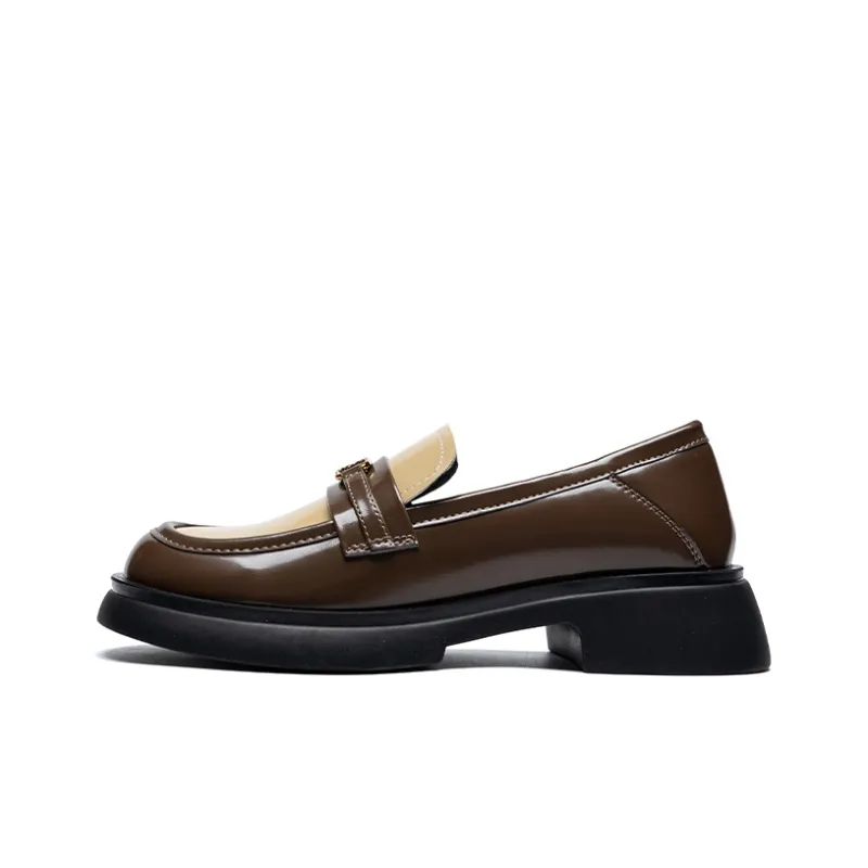 ZHR Loafers 4cm Women's Bright Black-11