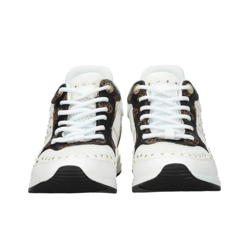 GUESS Low-Top Casual Shoes Women's White Gold-4