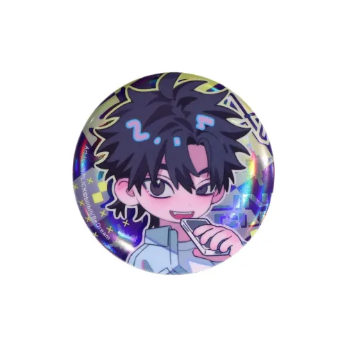 BILIBILIGOODS Link Click Animation Leisure Holiday Collection Tinplate Badges