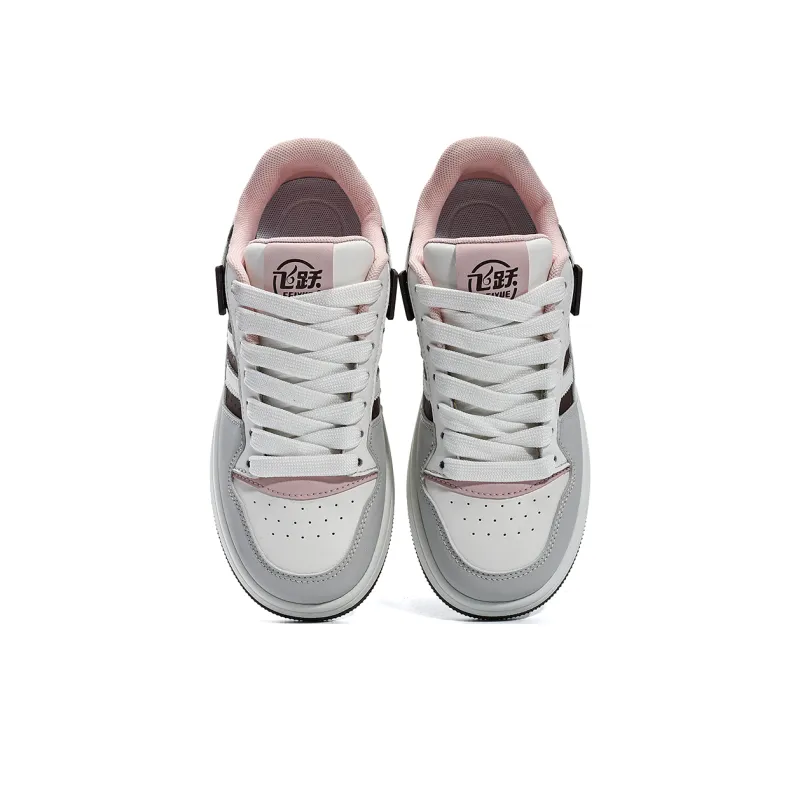 Feiyue Skateboard Shoes Women's Low Top Green/White/Black/Pink-8