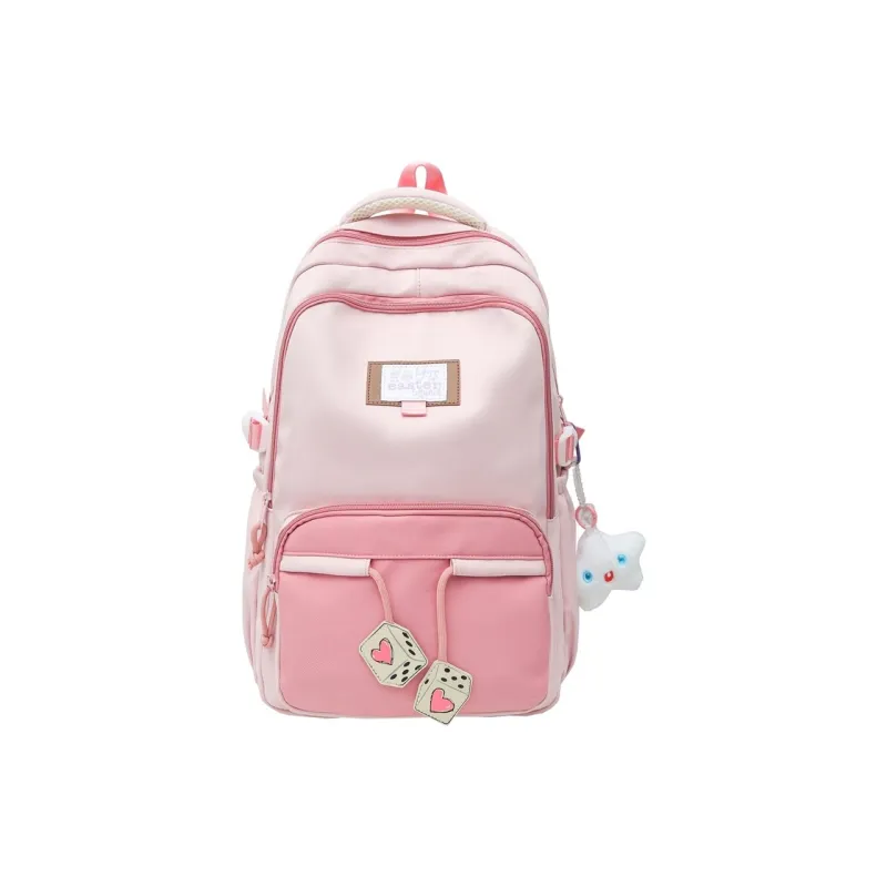 ALOENEY Nylon Backpack Unisex Multicolor-4