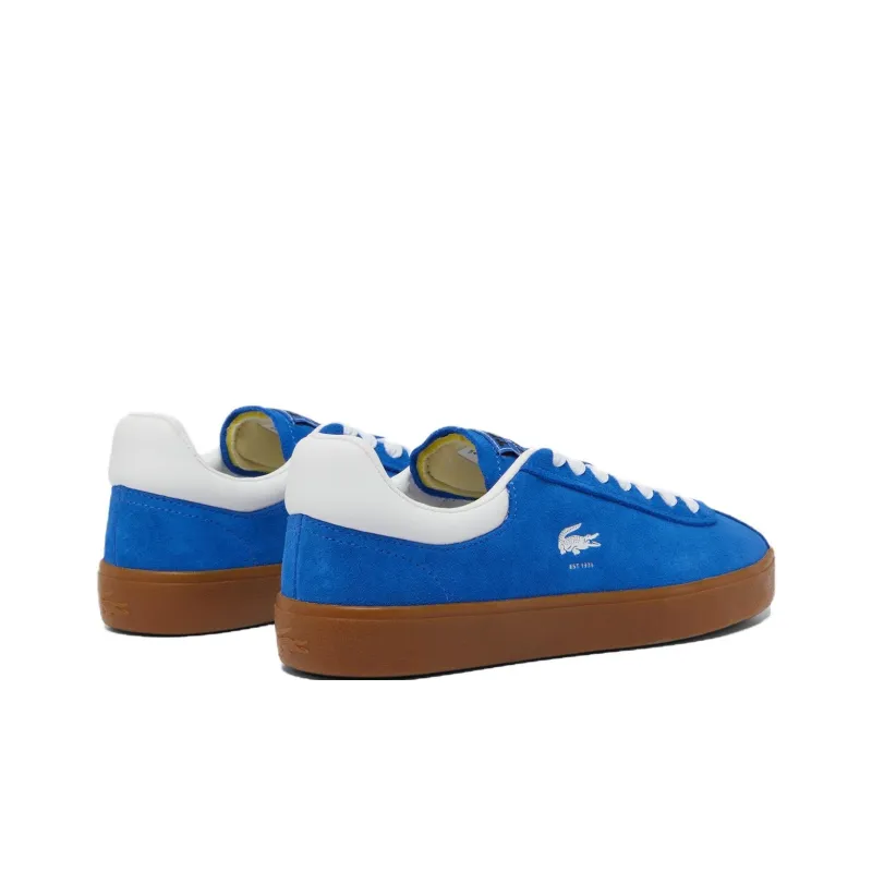 LACOSTE BASESHOT Low Top Skateboard Shoes Women's Blue-2