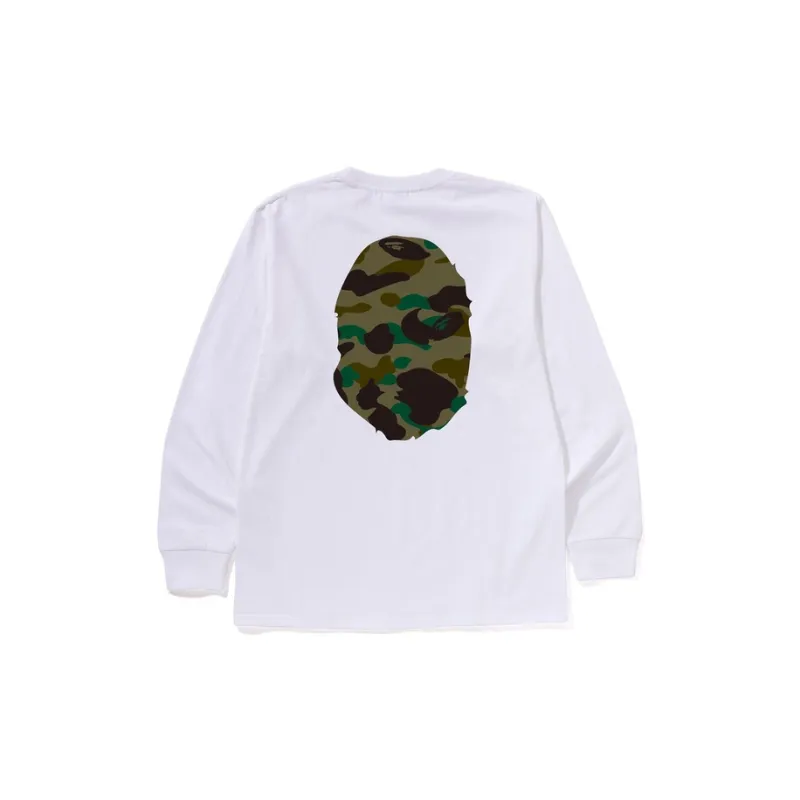 A BATHING APE ® 1ST Camo Big Ape head T shirt-9