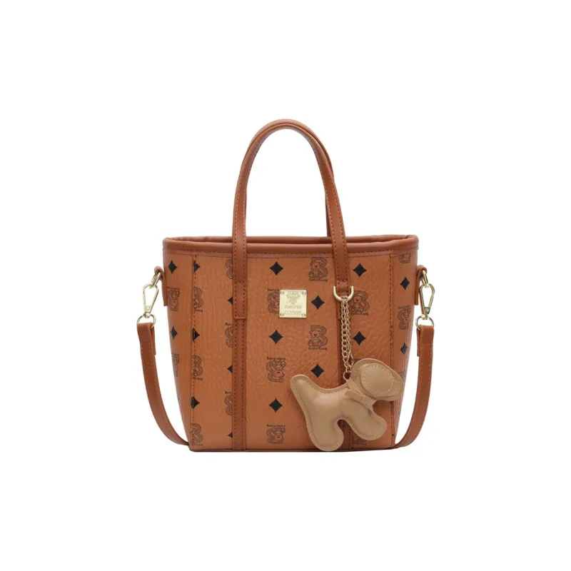 DALO PU Handbag Shoulder Bag Crossbody Bag Women's Black/Ecru/Brown/Pink-8