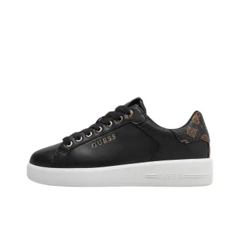 GUESS Roki Low Top Skateboard Shoes Women's Black Gold