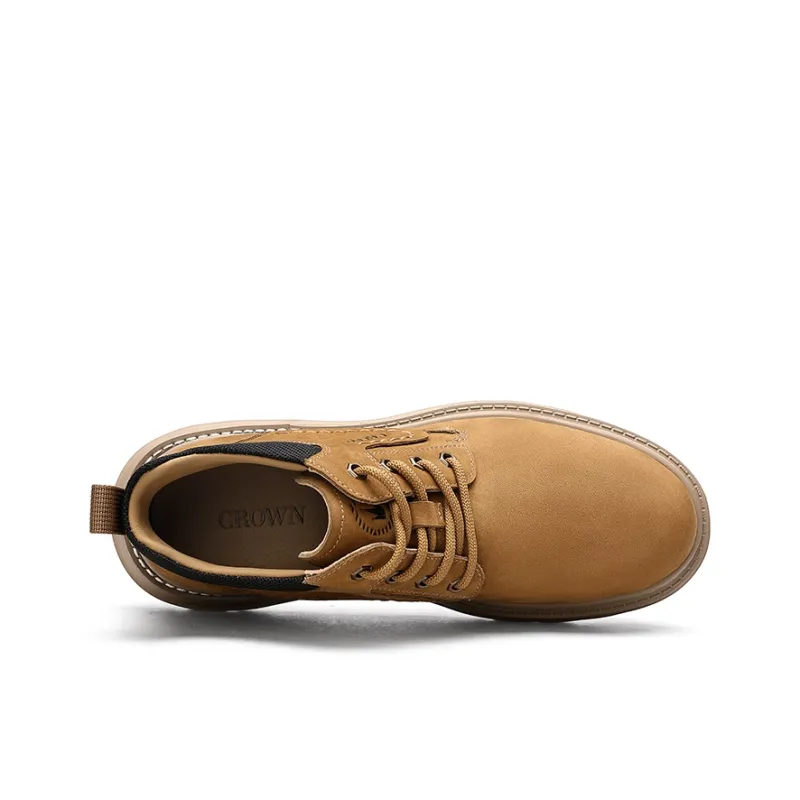 CROWN Work Boots Men Low Top Black-7