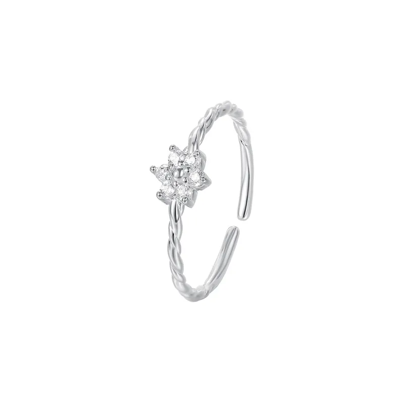 WEST ISLAND S925 Sterling Silver Rings Women's-0