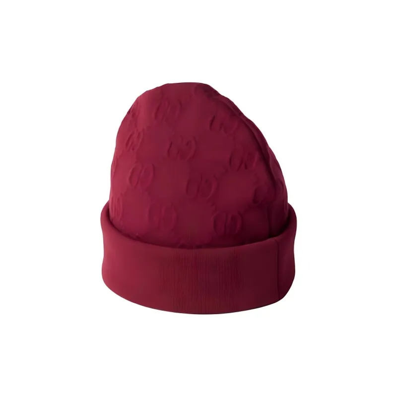 GUCCI Wool Blend Beanies Men's Red-1