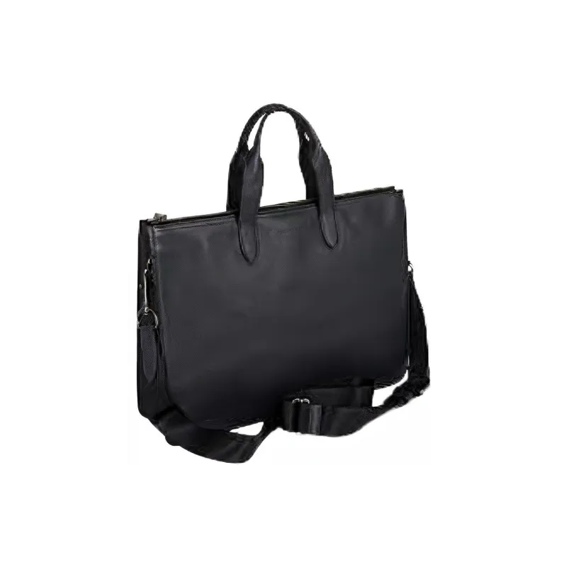 COACH Metropolitan Leather Briefcase Handbag Crossbody Bag Large Size Men's Blue Gray-1